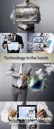 Stock Photo: Technology in the hands