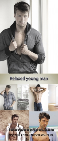 Stock Photo:Relaxed young man