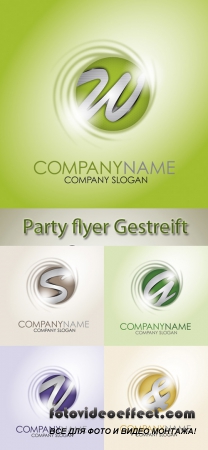 Stock: Partyflyer Gestreift