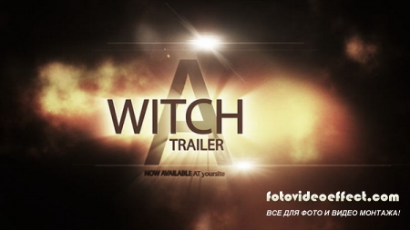 A Witch Trailer  After Effects Project