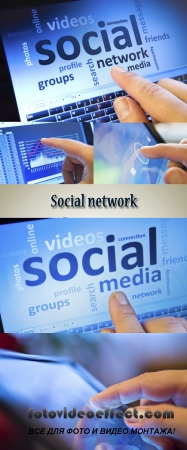 Stock Photo: Social network