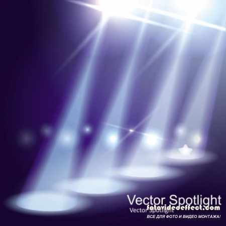 Stage Spotlight vector
