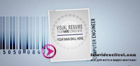 Visual Resume Alpha - Animated Curriculum - Project for After Effects (Videohive)