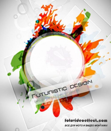 Abstract design element vector