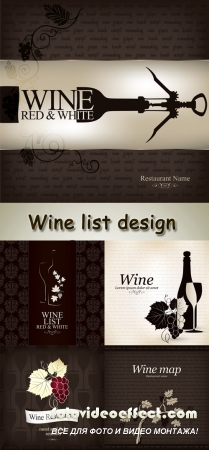 Stock: Wine list design