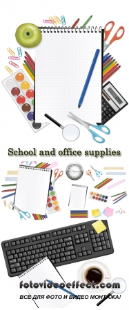 Stock: School and office supplies