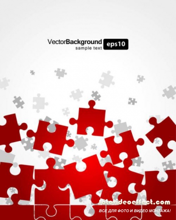 Brilliant puzzle - vector