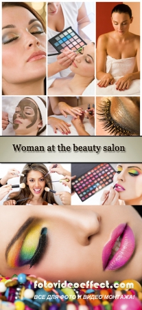 Stock Photo: Woman at the beauty salon