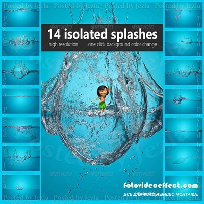 GraphicRiver - 14 Isolated Splashes