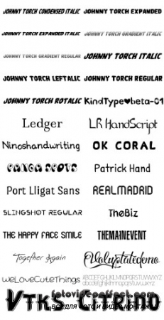 89 Fonts Pack