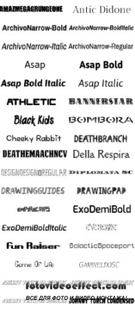 89 Fonts Pack