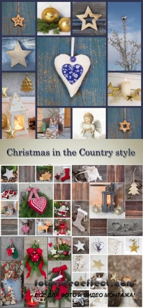 Stock Photo: Christmas in the Country style