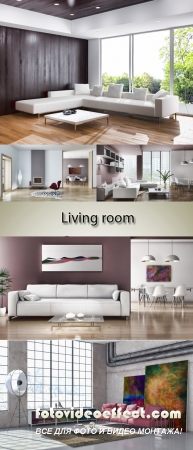 Stock Photo: Spacious living room