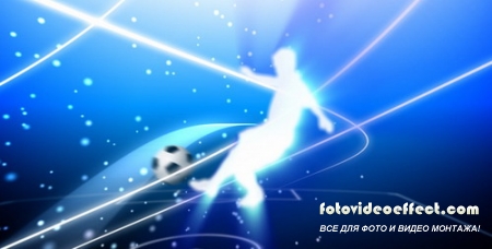 Videohive motion graphic - Flying soccer ball