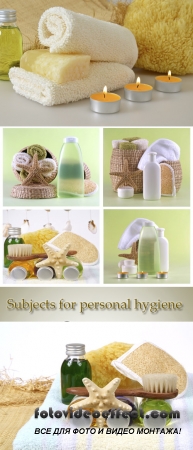 Stock Photo: Subjects for personal hygiene. Spa and aromatherapy