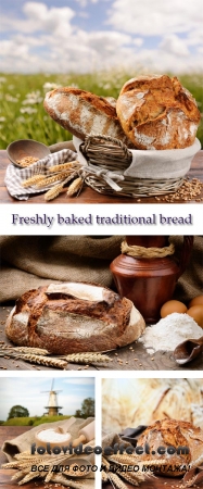 Stock Photo: Freshly baked traditional bread