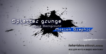 Videohive - Splatter grunge - Logo's Background - Filler