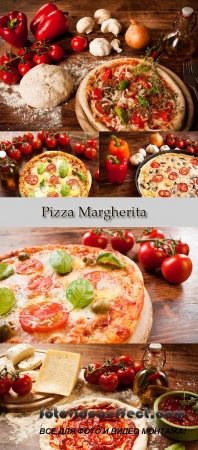 Stock Photo: Pizza Margherita