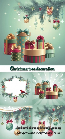 Stock: Christmas tree decoration