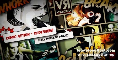 Comic Action - Slideshow - Projects for After Effects (Videohive)