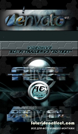 Sci-Fi TrailerV3 "3D TEXT" - AEP (Videohive)