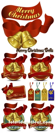 Stock: Merry Christmas Bells