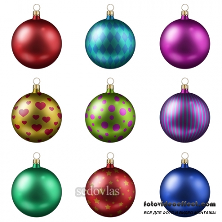 Stock illustration: Xmas Balls 2