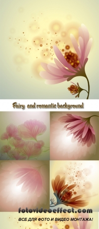  Stock: Fairy  and romantic background