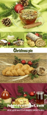 Stock Photo: Christmas pie