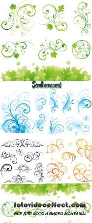 Stock: Scroll ornament