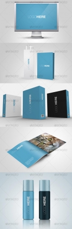 Corporate Design Mock-ups Bundle v1. PSD