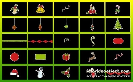 Digital Juice Christmas Doodles Motion Design Elements ( + )