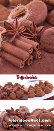 Stock Photo: Truffe chocolate