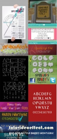 Сборник шрифтов - Font set