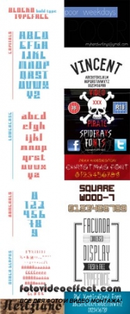 Сборник шрифтов - Font set