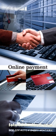 Stock Photo: Online payment
