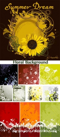 Stock: Floral Background 34