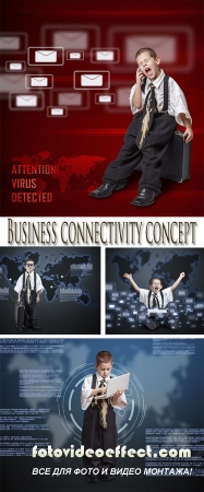  Stock Photo: Business connectivity concept
