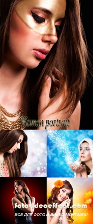 Stock Photo: Woman portrait 13