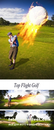 Stock Photo: Top Flight Golf