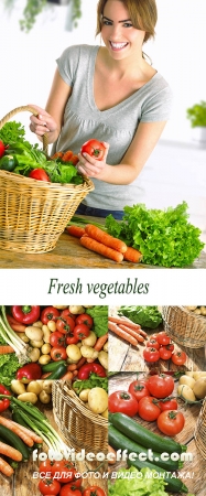 Stock Photo: Fresh vegetables, environmentally friendly product