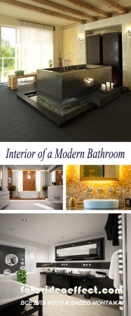 Stock Photo: Beautiful Interior of a Modern Bathroom