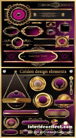  - Golden design elements