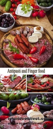 Stock Photo: Antipasti and Finger food