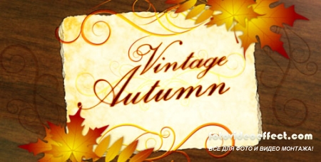 Vintage Autumn - Project for After Effects (Videohive)