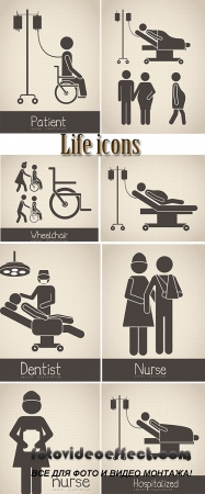 Stock: Life icons