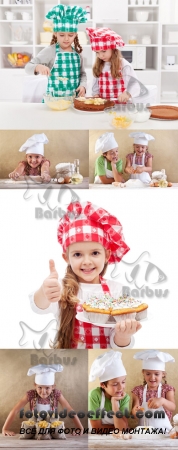 Happy little chef /    - Photo stock