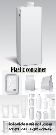 Stock: Plastic container