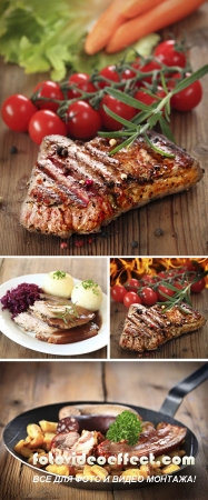 Stock Photo: Gegrilltes Steak vom Rind