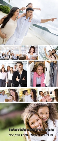 Stock Photo: Happy people 3